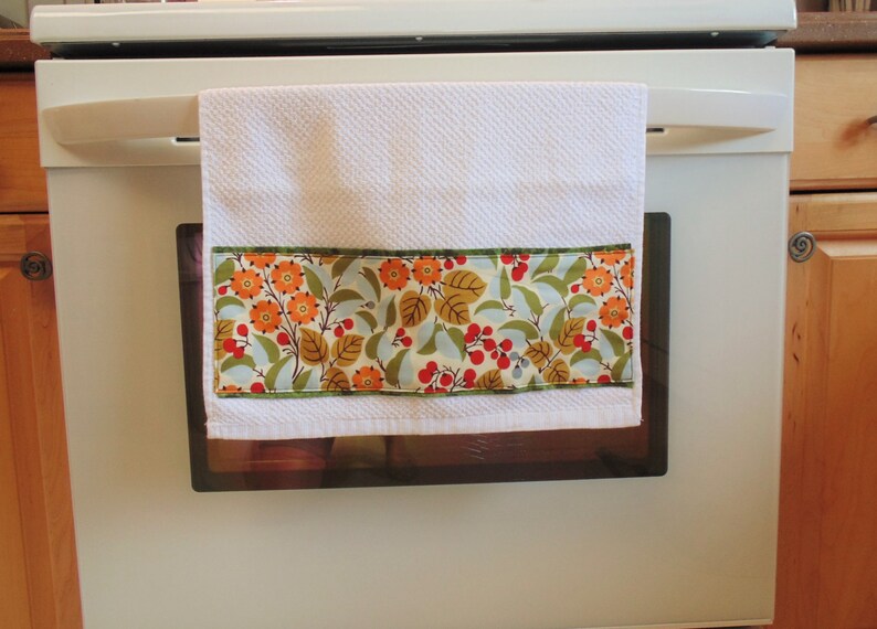 Kitchen Towel and Potholder Set Floral Kitchen Set Etsy