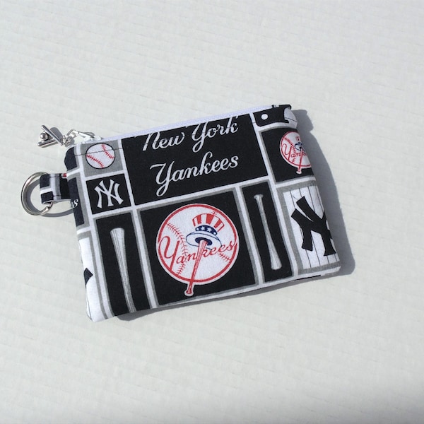 Change Purse, Credit Card Case, Key Case, Wallet, MLB, New York Yankees