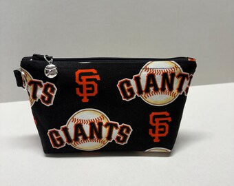 San Francisco Giants Makeup Bag, MLB Team Logo Cosmetic Case, Phone Case