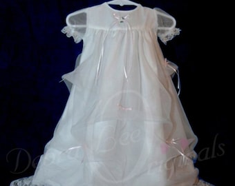 Taufkleid Mädchen Blessing Gown Elizabeth White Baby Mädchen