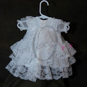 Christening Gown Chloe Lace Dress Lace Flower Girl Dress Baby - Etsy