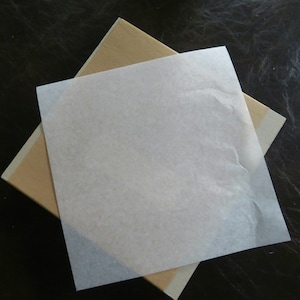 Specialty Crafting Paper Absorbent Smooth  Natural White Texture-Look Paper Japanese Obani/Maruishi? Paper 9" x 9" (228.6mm x 228.6 mm) Size
