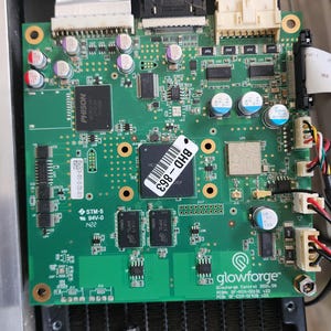 GlowForge main system board, motherboard