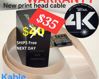 international shipping Glowforge laser head ribbon cable. (BRAND NEW)    Head to daughterboard cable. Lifetime replacement warranty.