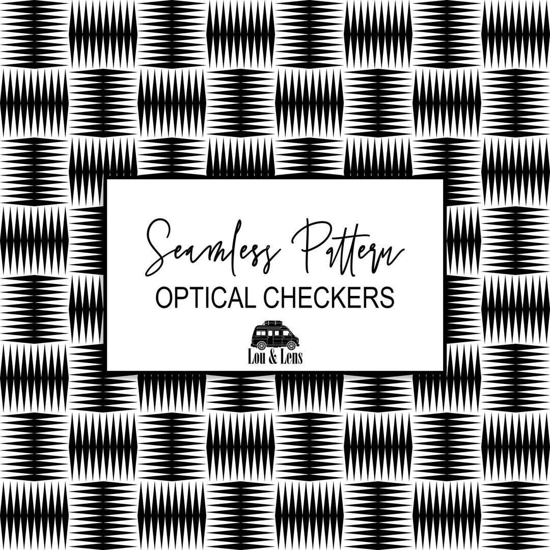 Checkers Pattern Seem Less Seamless Optical Checkers Pattern, Repeating Pattern, Commercial Use Ok ...