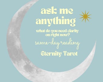 Tarot-Lesung am selben Tag: Frag mich alles (Digitaler Download)