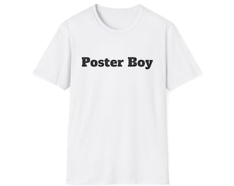 T-shirt met poster voor jongens: wees je eigen rolmodel en omarm je individualiteit