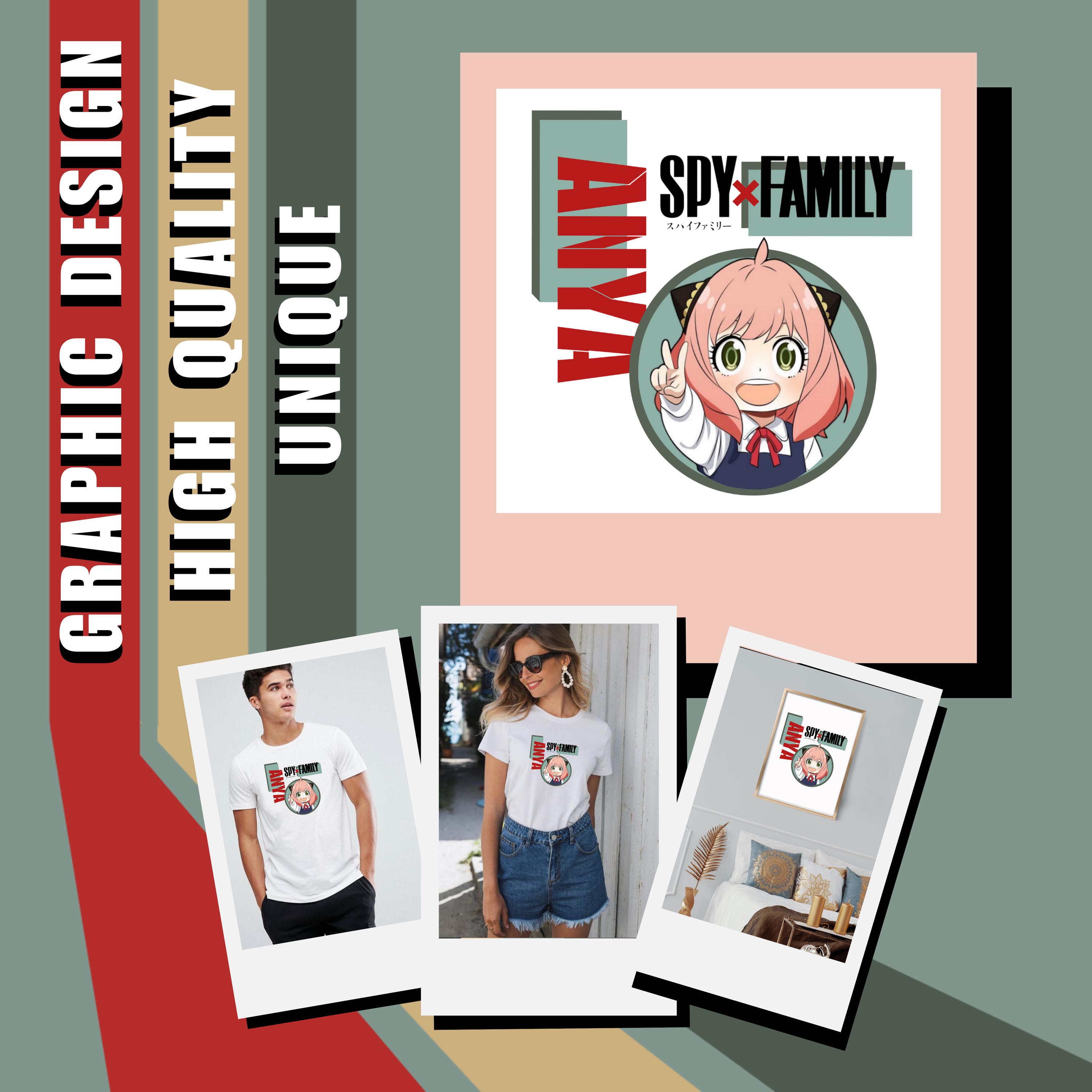 Originaldesign von Anya Forger - Bild von einem beliebten Anime - Exklusives Kunstwerk von Anya Forger - Charakter aus Spy x Family
