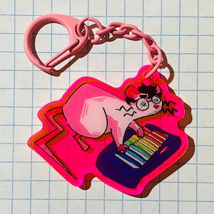 WILL WOOD - Banging out the Tunez!!!!! acrylic keychain