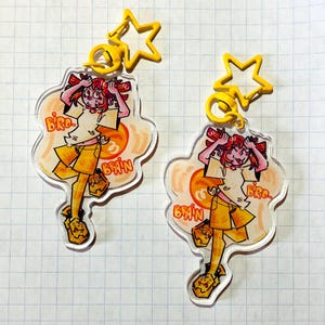 BIRDBRAIN TETO acrylic keychain