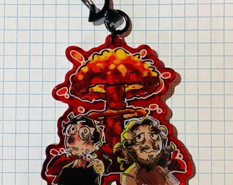 LIFE in the WORLD to COME acrylic keychain