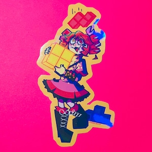 KASANE TETO - TETORIS holographic sticker