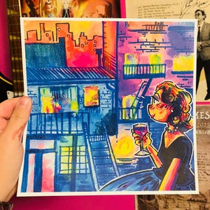 REAR WINDOW 8x8 print