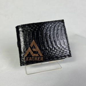 Echtes König Cobra LEDER Brieftasche Premium Handgefertigtes Bifold Herren Exotisches Geschenk