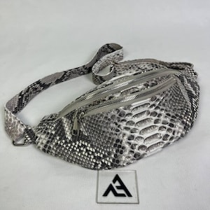 PREMIUM Python Schlangenleder Umhängetasche, einzigartige Crossbody-tasche, Mode Schlangenleder Geldbörse, stilvolles Accessoire