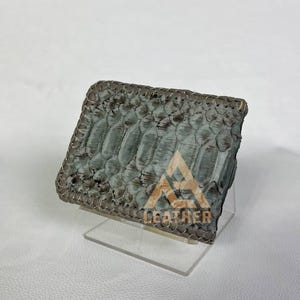 Echte Python Leder Herren Geldbörse - Handgewebte Premium - Bifold Handgefertigte Luxus Geldbörse Echtes Exotisches Leder Handwerk Indonesien