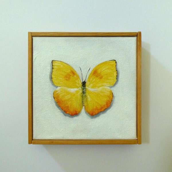 Sulphur Butterfly Original Oil Painting