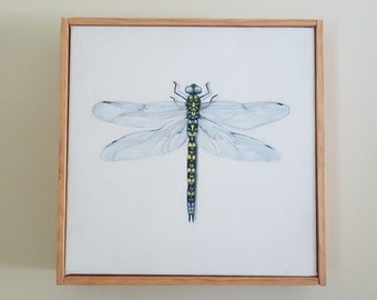 Dragonfly Original 8x8 Painting