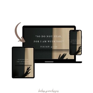 Isaiah 41:10 Phone Wallpaper | Bible Verse Lock Screen | Christian Wallpaper Digital Download | Aesthetic Scripture Background