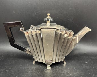 Antique Art Deco SilverPlate Tea Pot