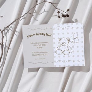 Convite personalizado para aniversário infantil | Convite para festa para impressão | Download digital | Convite postal