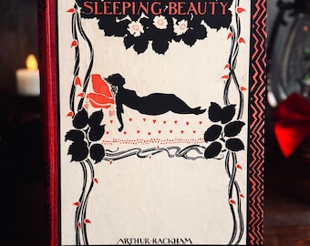 Arthur Rackham's Sleeping Beauty, 1920 First Edition with Dust Jacket