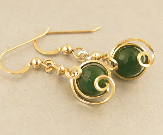 jade earrings design