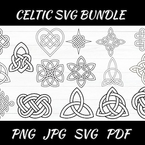 Celtic Knot SVG Bundle: Laser Cut Files (Instant Download)
