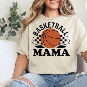 Basketball Mama SVG PNG: Team Shirt Design (Digital Download)