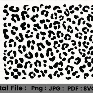 Leopard Print Pattern Svg - Leopard Pattern Svg Repeating Pattern - Cheetah Print Svg - Leopard Print Svg - Animal Print Svg - Leopard Svg