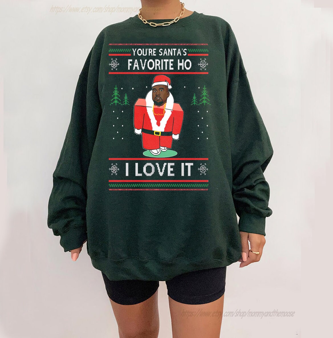 Kanye Ugly Christmas Sweater - Etsy