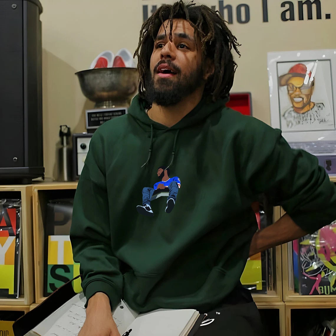 Discover Vintage 2014 Forest Hills Drive j cole Hoodie