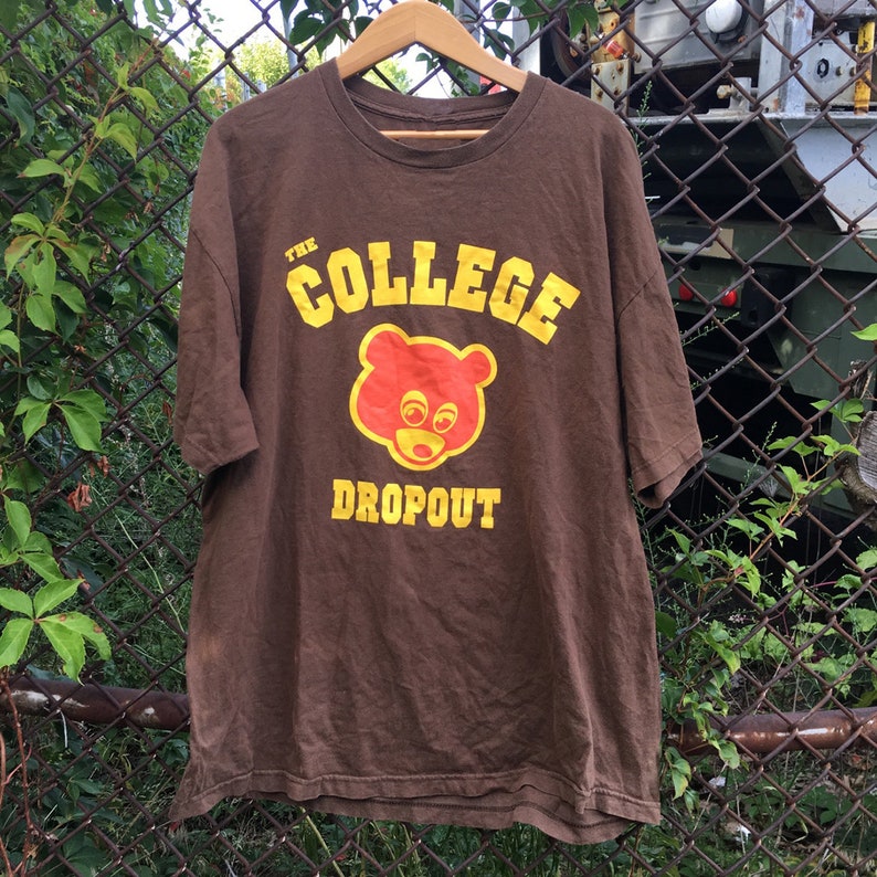 Vintage Kanye West College Dropout Tee Shirt 