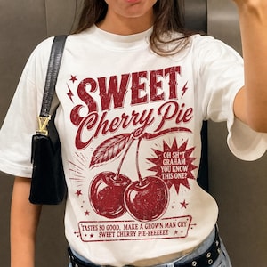 Sweet Cherry Pie Shirt, Retro Graphic Tee, Oh Sh*t Graham T-Shirt, Off Campus Inspired Series Fan Gift