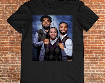 Karl-Anthony Towns Jalen Brunson Mikal Bridges Step Brothers Basketball TShirt, Karl-Anthony Towns Shirt, Jalen Brunson, Mikal Bridges Shirt