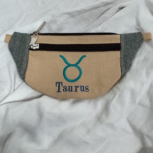 Sac upcyclé Rein Sacs upcyclés cadeau d'anniversaire sac banane voyage Noël sac banane signe du zodiaque Signe du zodiaque