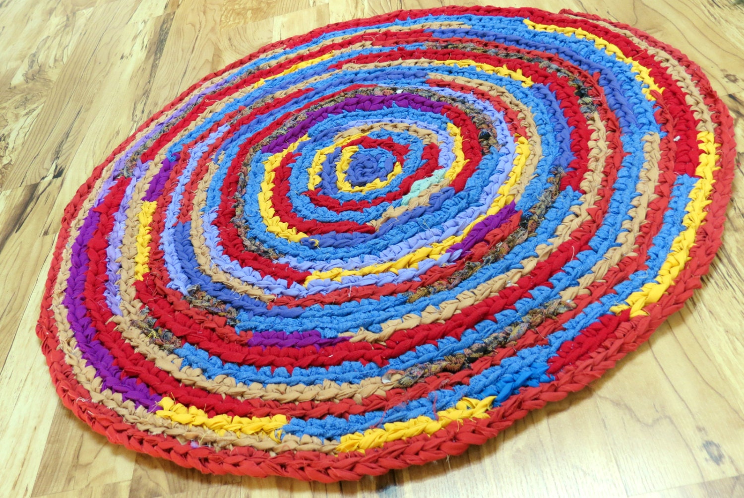Farmhouse Rag Rug Crochet Rug braided Rug Rug Etsy