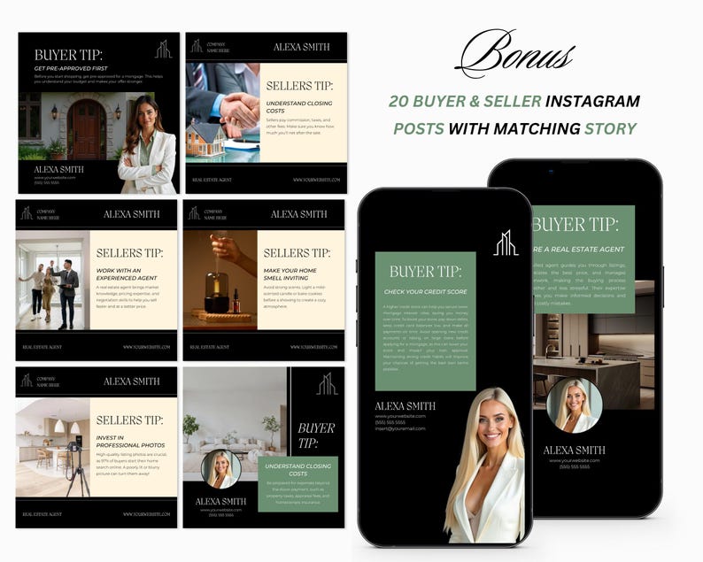 Real Estate Buyer & Seller Guide Bundle | 87 Page Canva Template ...