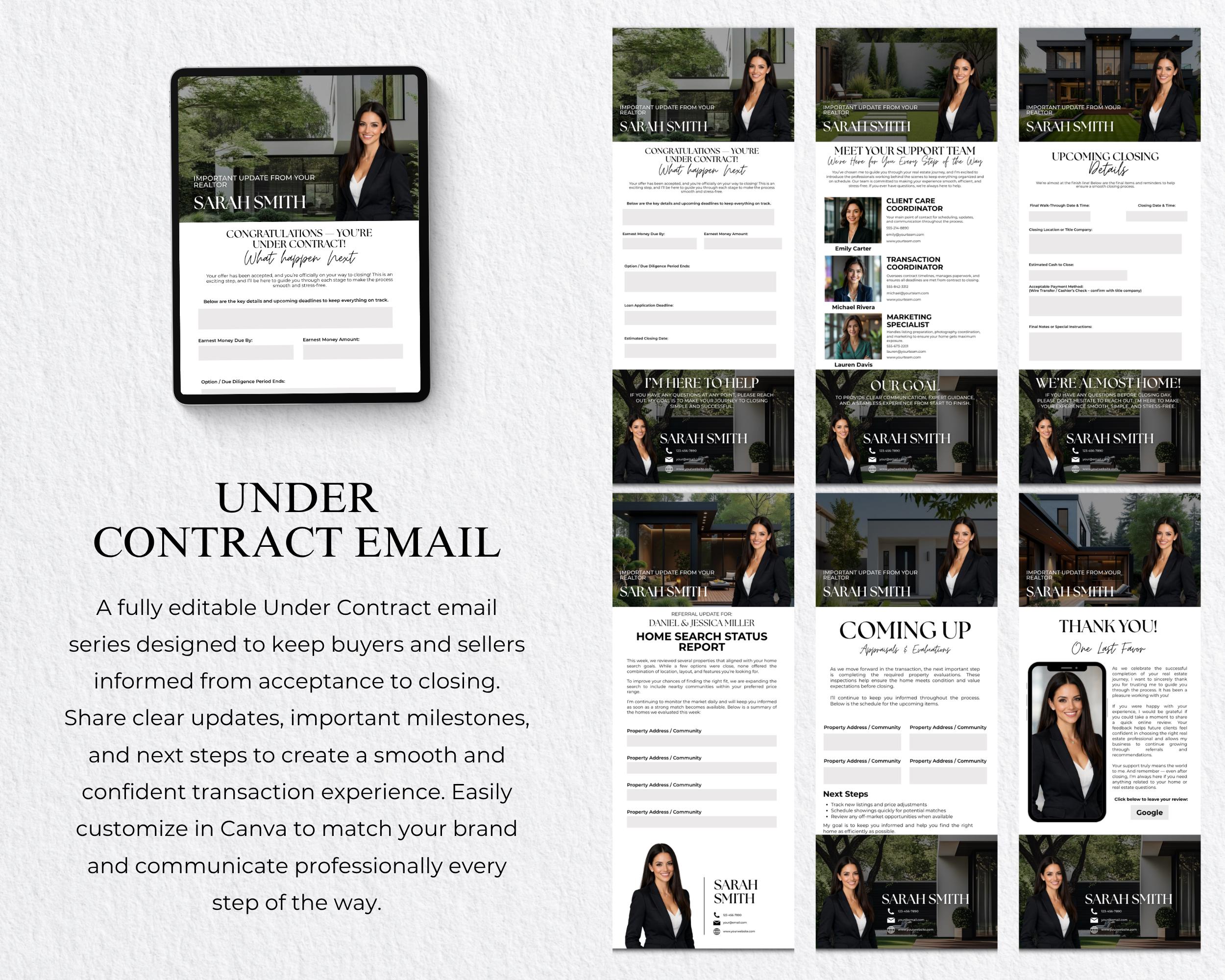Real Estate Email Drip Campaign Bundle | Real Estate Email Automation ...