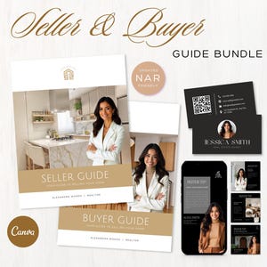 Real Estate Seller Guide & Home Buyer Guide Bundle | NAR Settlement | Real Estate Marketing | Buyer Agent Commission | Listing Presentation