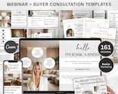 Home Buyer Workshop Kit Canva Template, First Time Home Buyer Class Webinar Kit Email Social Media Promo, Realtor Buyer Seminar Presentation