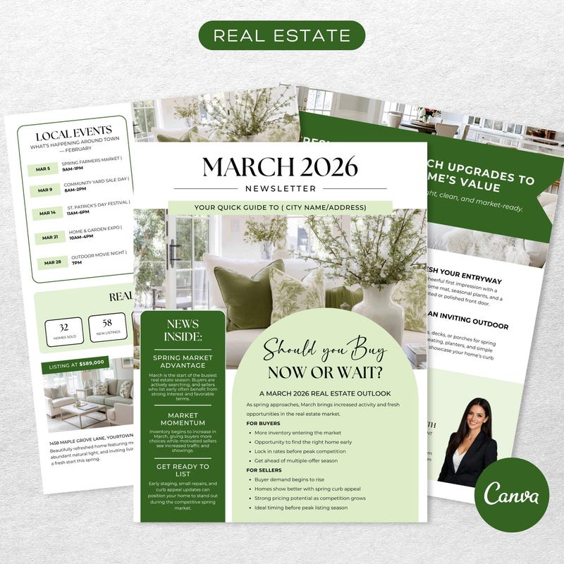 Spring Email Realtor - Etsy
