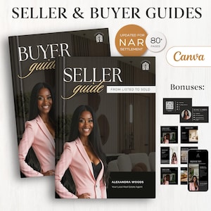 Real Estate Buyer and Seller Guide, Real Estate Marketing, Home Buyer Guide, Listing Presentation for Real Estate, Buyer Guide Real Estate