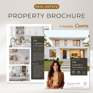 Real Estate Brochure | Brochure Template  | Property Brochure | For Sale Flyer | Listing Flyer | Real Estate Marketing | Open House Brochure