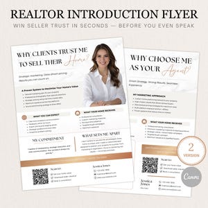 Brochure de présentation de l'immobilier | Prospectus marketing | Dépliant sur l'agriculture | Marketing immobilier | Flyer de présentation, Flyer Ce qui me rend différent