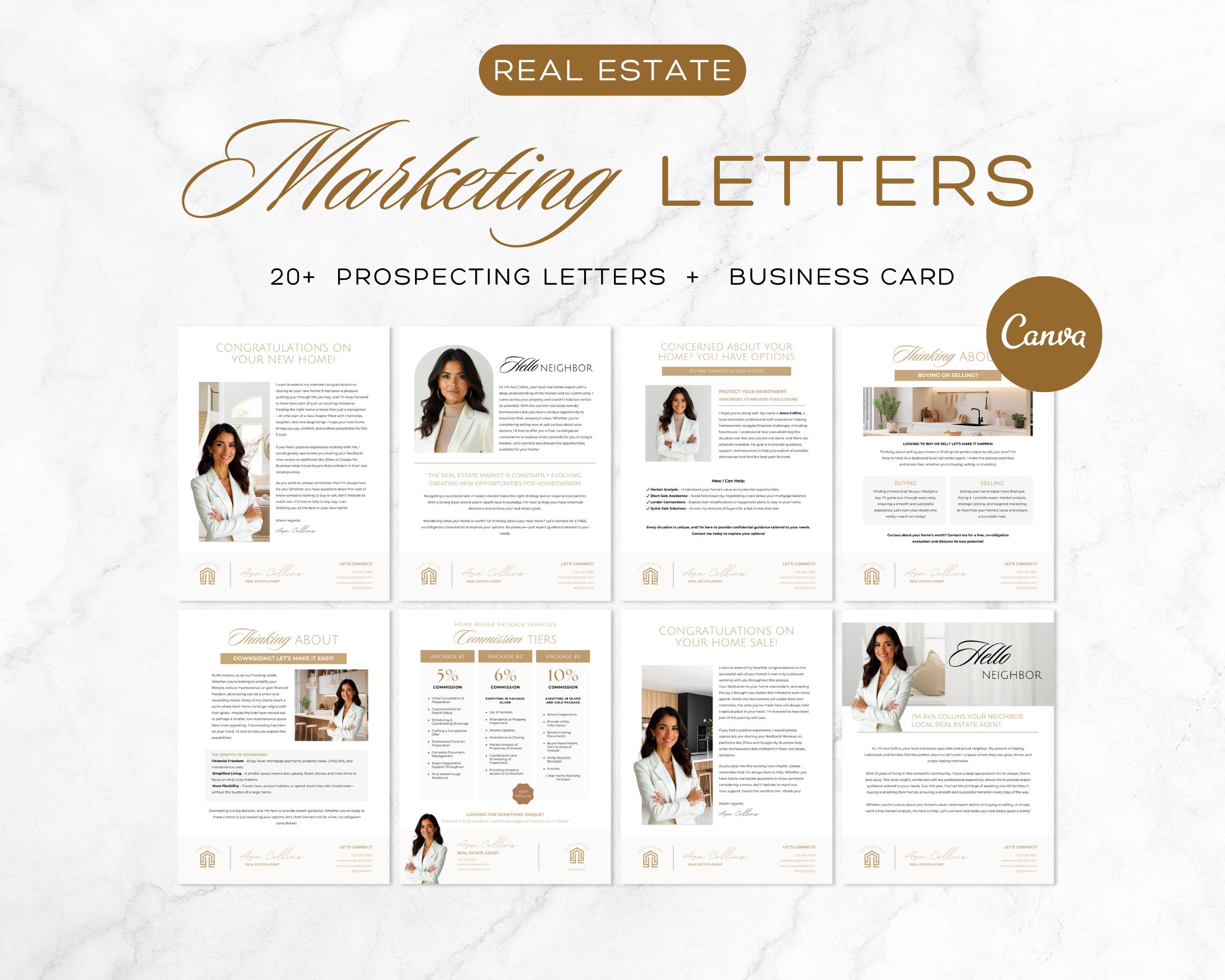 Real Estate Marketing Template Bundle, Real Estate Marketing, Real ...