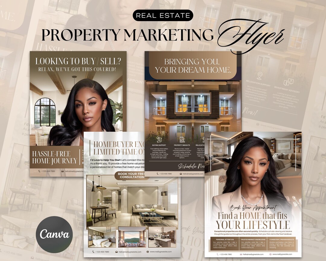 Realtor Flyer Templates, Realtor Marketing Flyer, Editable Real Estate ...
