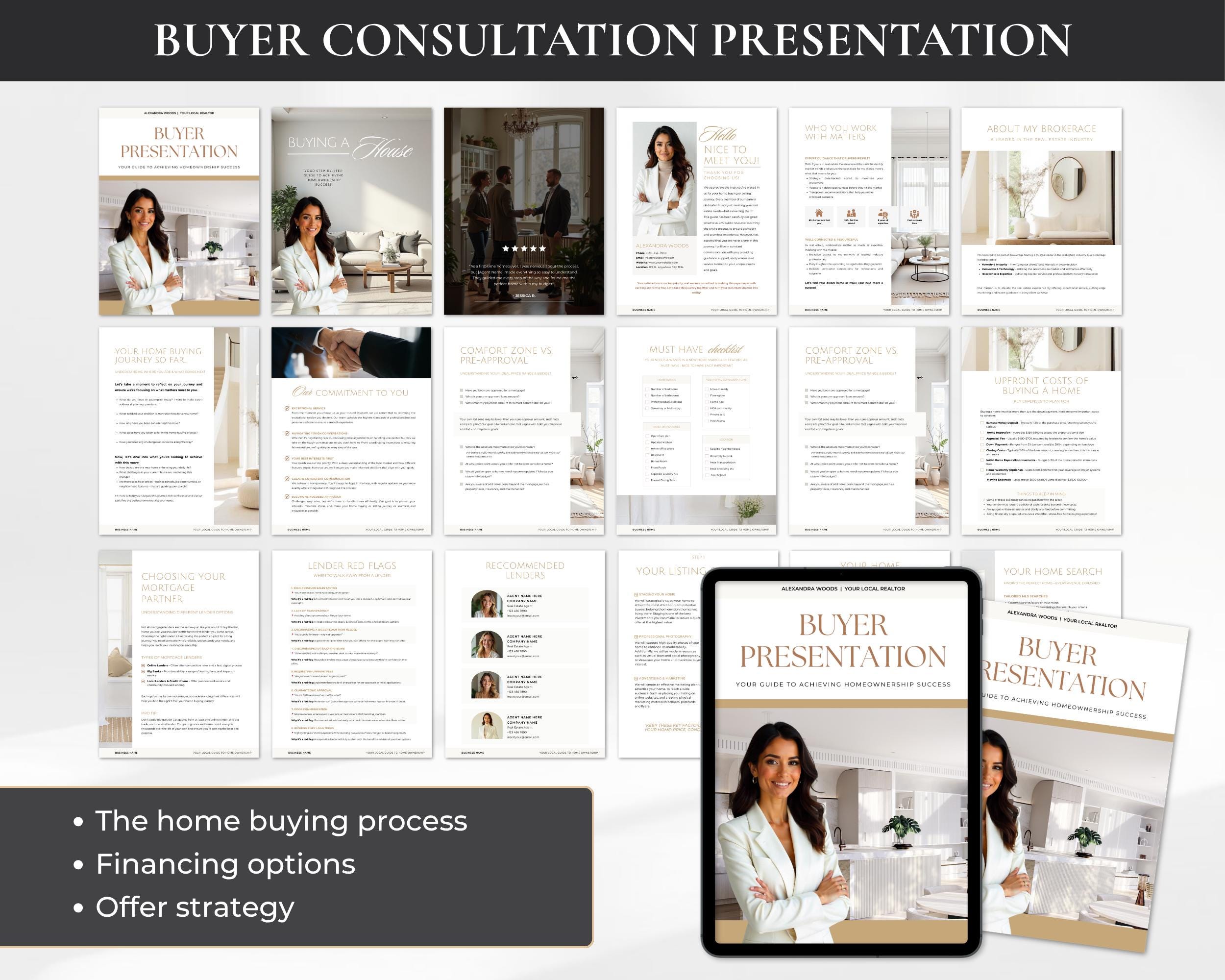 Home Buyer Workshop Kit Canva Template, First Time Home Buyer Class ...