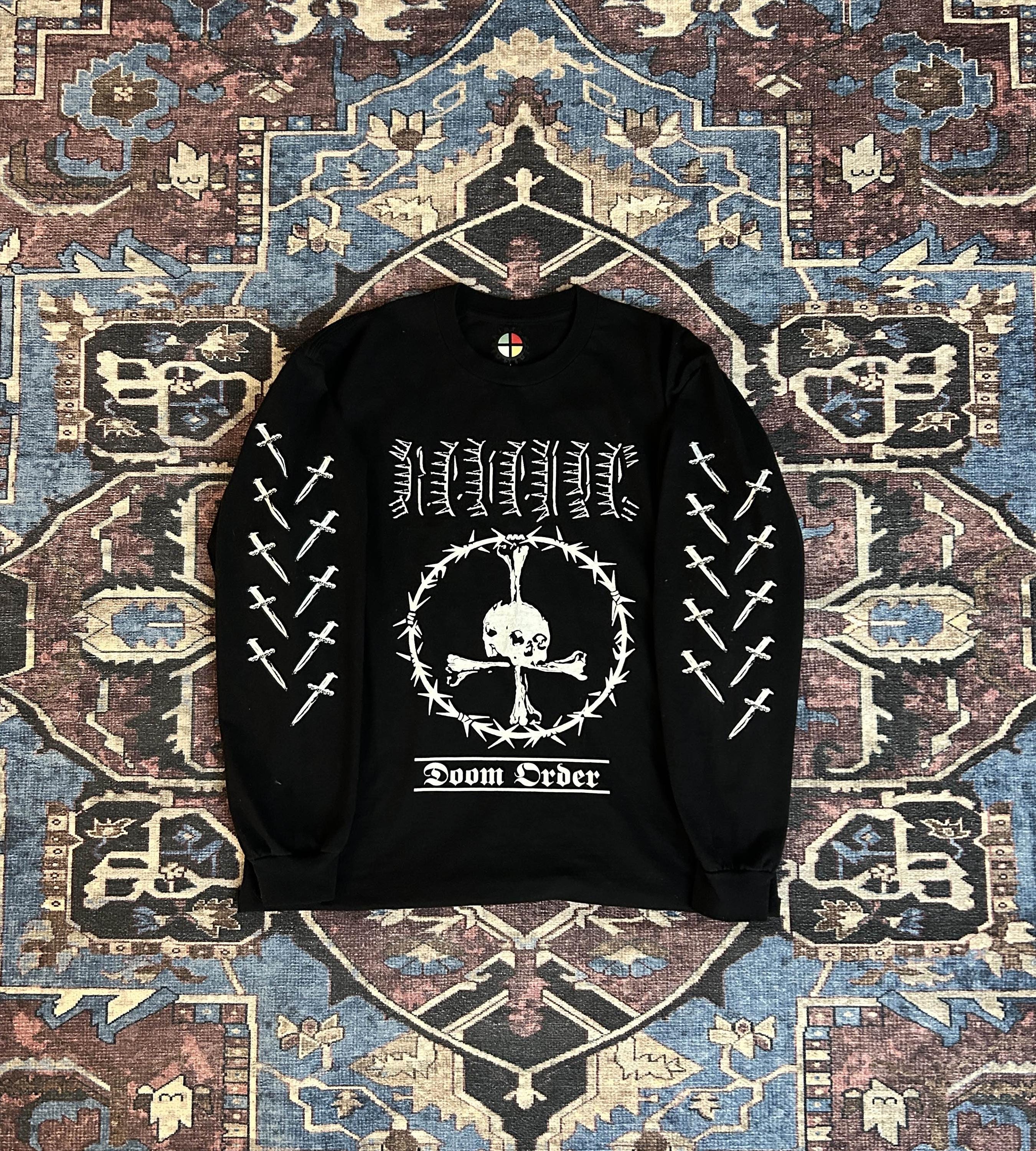 Unisex Revenge War Metal Ultra Cotton 4 Sided Long Sleeve