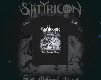 Unisex Satyricon Dark Medieval Times Heavy Cotton Tee